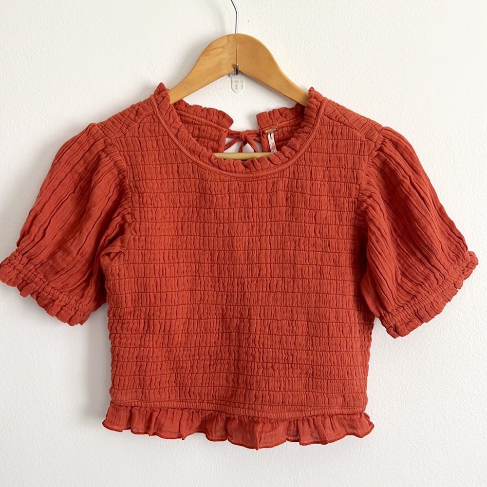 Free People A Sight To See Set Crop Top Shorts Skirt Set NWT - Picture 8 of 17
